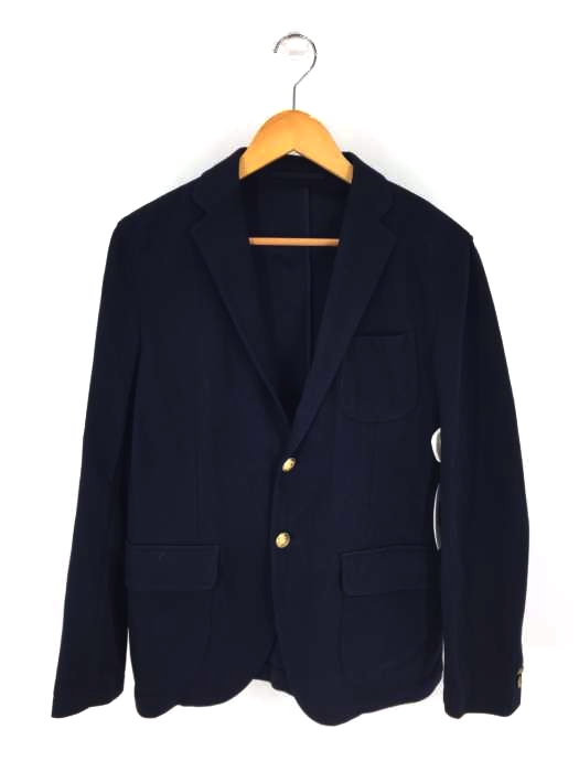 Green Label Relaxing united arrows(グリーンレベルリラクシング) 金ボタン スウェット地 テーラードジャケット メンズ L