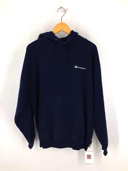 Champion(チャンピオン) AUTHENTIC ATHLETIC APPAREL スクリプトロゴプリントパーカー メンズ  L