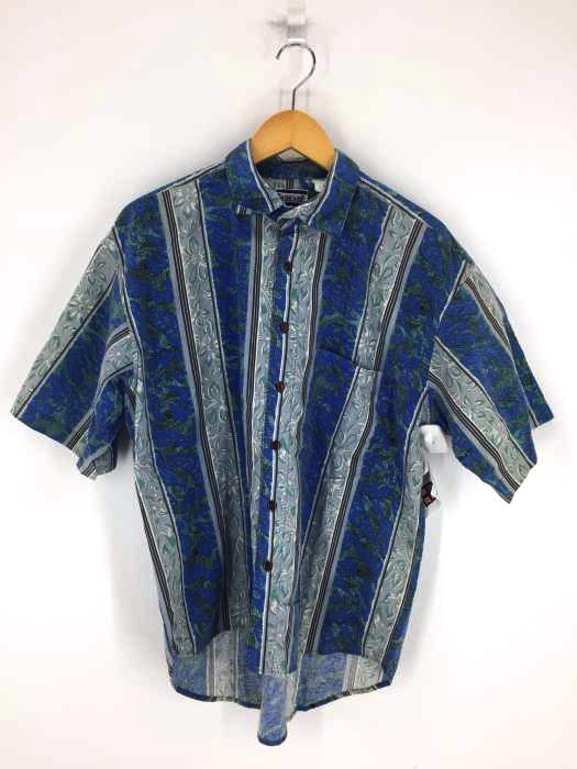 USED古着（ユーズドフルギ） PACIFIC SCENE 90S コットン 総柄シャツ メンズ トップス カジュアルシャツ