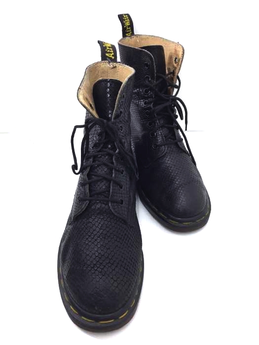 Dr.Martens(ドクターマーチン) イングランド製 型押しレザー 8ホールブーツ レディース シューズ ブーツ