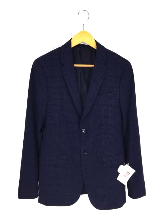 ZARA(ザラ) Comfort knit check suit blazer 2Bテーラードジャケット メンズ アウター ジャケット