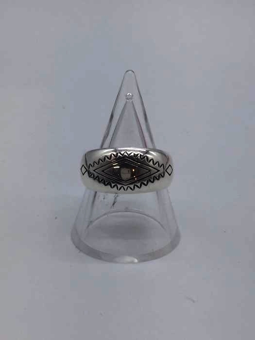 USED古着（ユーズドフルギ） silver925 インディアン スタンプワーク リング メンズ アクセサリー リング