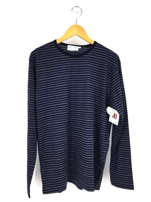 Sunspel（サンスペル） ボーダー柄クルーネックカットソー メンズ トップス Tシャツ・カットソー