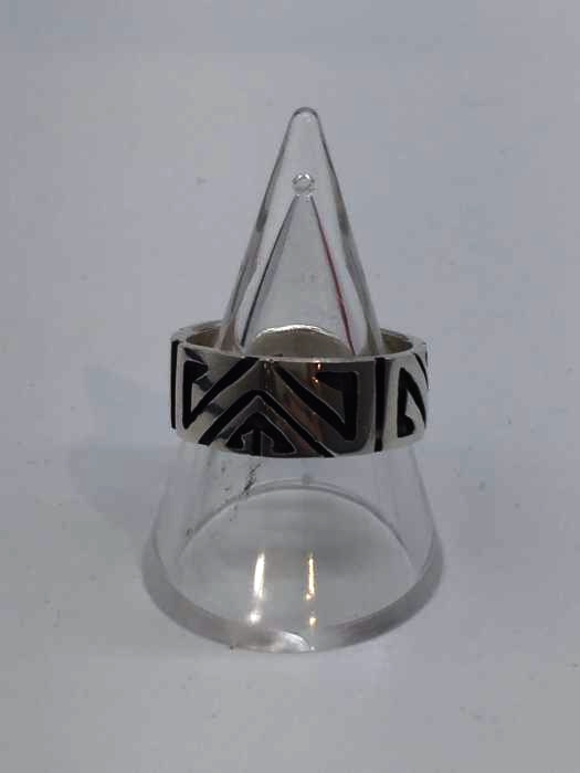 USED古着（ユーズドフルギ） silver925 インディアン スタンプワーク リング メンズ アクセサリー リング