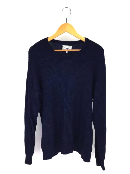 The DUFFER of ST.GEORGE（ザダファーオブセントジョージ） DUFFER INDIGO ハイゲージワッフルニット メンズ トップス Tシャツ・カットソー