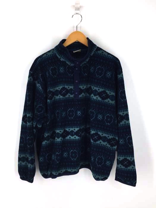 L.L.Bean（エルエルビーン） 総柄スナップフリース メンズ トップス その他トップス
