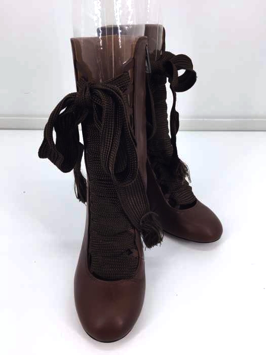 クロエ Chloe Harper ankle boot with flared block heel and oversized laces レディース EUR：36 EUR：36