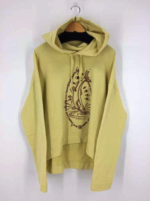 ACNE STUDIOS（アクネストゥディオズ） ORINAK FRONT SALMON EMBROIDERED COTTON HOODIE メンズ トップス パーカー