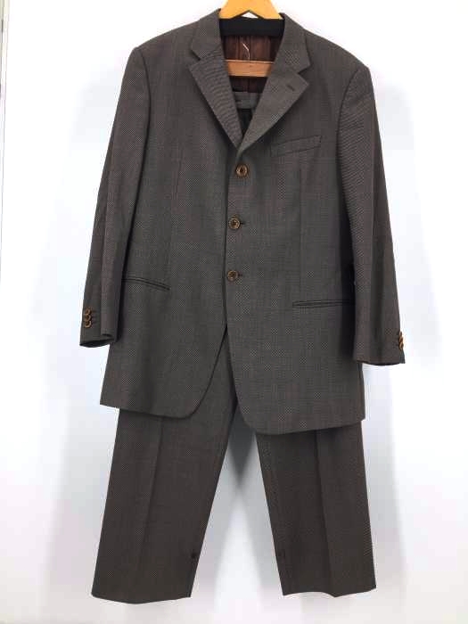 ARMANI COLLEZIONI(アルマーニコレツィオーニ) 総柄 3B テーラードジャケット タック入りスラックス メンズ  54