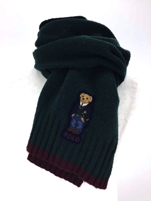 POLO RALPH LAUREN（ポロラルフローレン） ポロベアー ウール混マフラー メンズ ファッション雑貨 マフラー・スカーフ