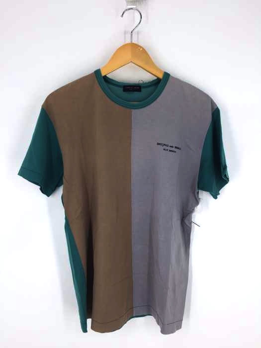COMME des GARCONS HOMME PLUS(コムデギャルソンオムプリュス) 反転ロゴ切替tシャツ メンズ 表記無 表記無