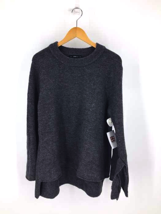 ザラ ZARA 袖スリット アクリルニット レディース  S