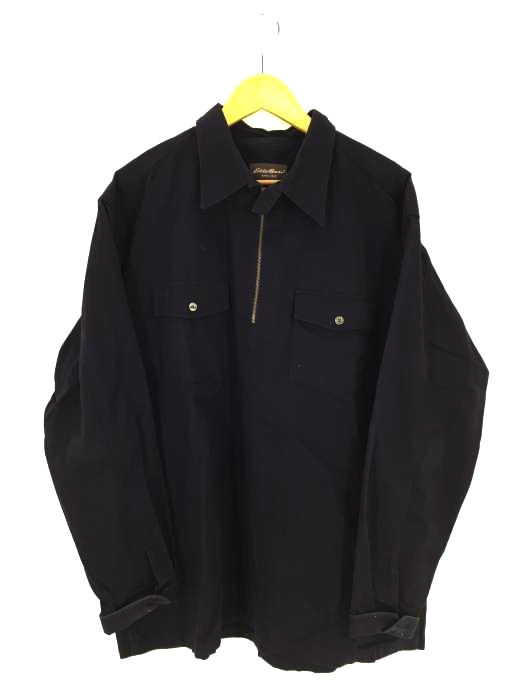 Eddie Bauer（エディーバウアー） ハーフジップ プルオーバーワークシャツ メンズ トップス カジュアルシャツ