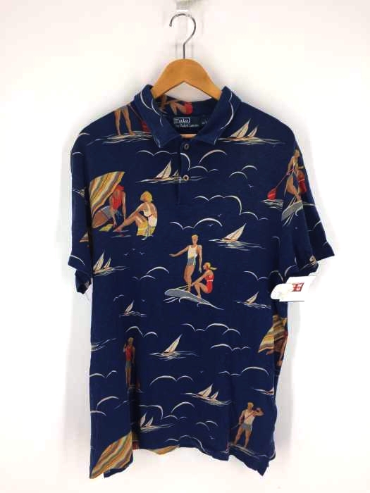 Polo by RALPH LAUREN（ポロバイラルフローレン） ビーチ柄半袖ポロシャツ メンズ トップス ポロシャツ