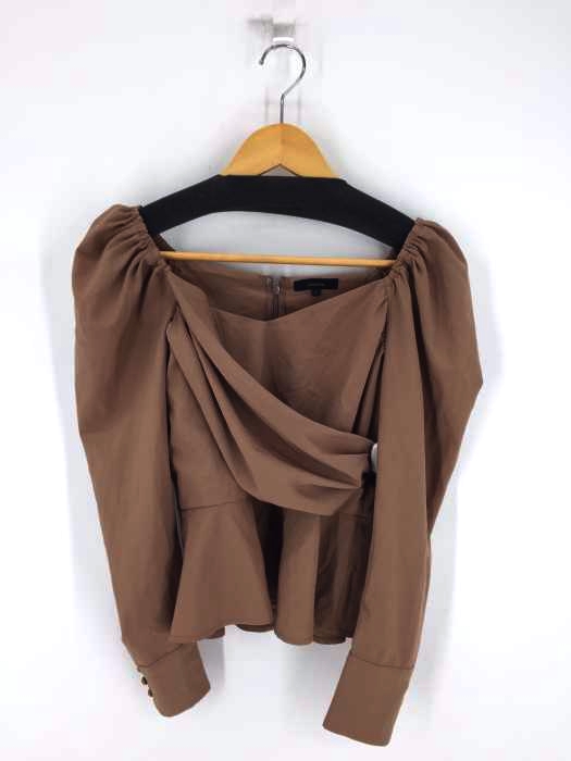 rienda（リエンダ） Mutton Sleeve Peplum TOP  レディース トップス シャツ・ブラウス