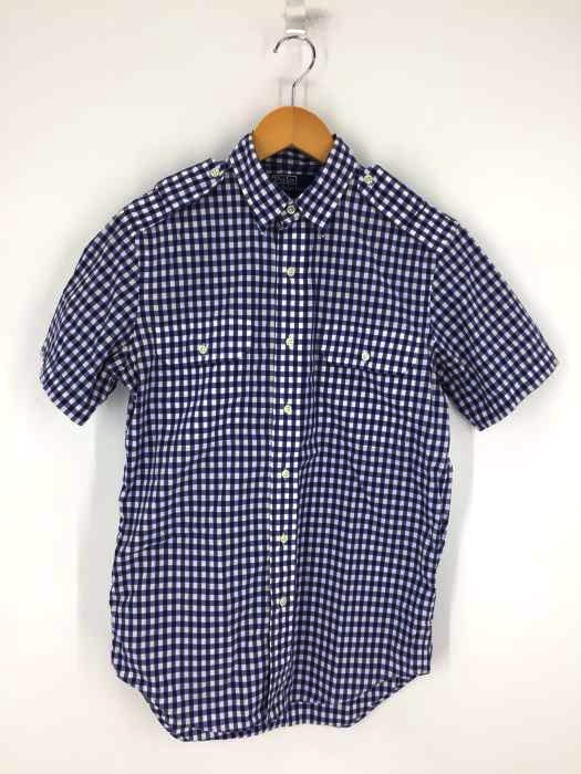 Polo by RALPH LAUREN（ポロバイラルフローレン） エポレット付き 半袖ギンガムチェックシャツ メンズ トップス カジュアルシャツ