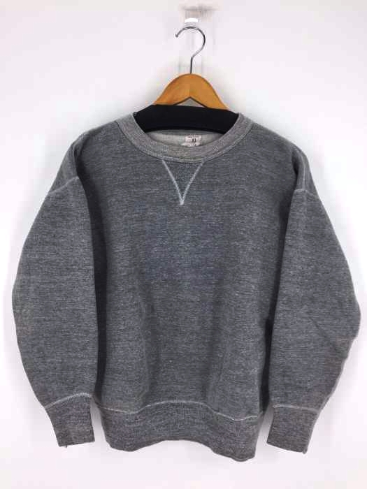 ラッセルアスレチック　前V 無地スウェット　トレーナー　グレー　S 古着 RUSSELL ラッセル 無地スウェット 古着 グレー 80〜90's PA86