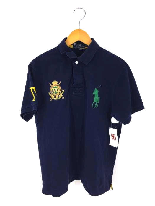 Polo by RALPH LAUREN（ポロバイラルフローレン） SLIM FIT ビッグポニー刺繍 半袖ラガーシャツ ポロシャツ メンズ トップス ポロシャツ