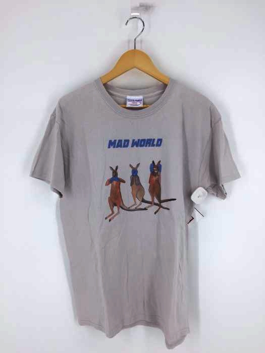 USED古着(ユーズドフルギ) mahne frame MAD WORLD TEE メンズ import:L import:L