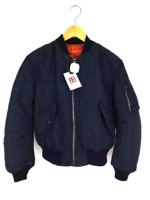 ALPHA INDUSTRIES(アルファインダストリーズ) USA製 IDEALジップ MA1 メンズ JPN：S JPN：S