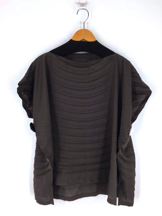 ISSEY MIYAKE me（イッセイミヤケミー） PLEATS  曲線 プルオーバー レディース トップス その他トップス