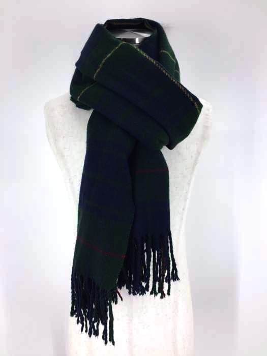 USED古着（ユーズドフルギ） チェック柄大判マフラー メンズ  