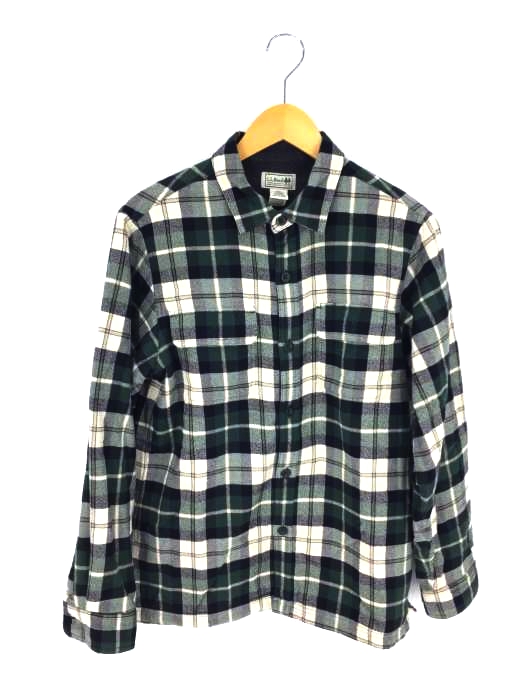L.L.Bean（エルエルビーン） 裏地フリース チェックネルシャツ メンズ トップス カジュアルシャツ