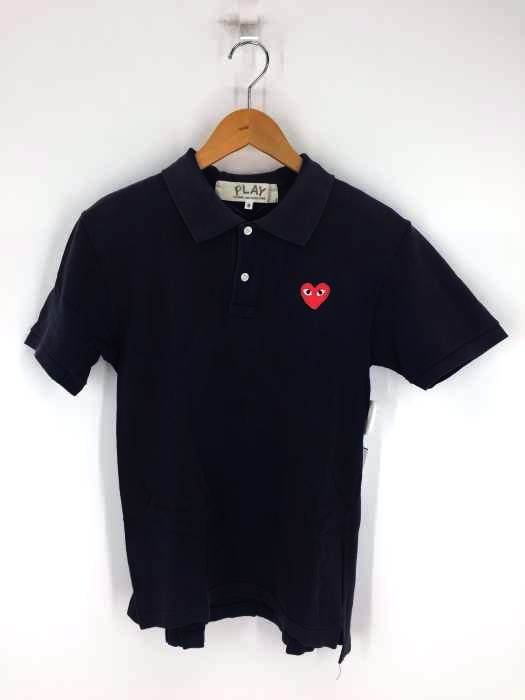 PLAY COMME des GARCONS(プレイコムデギャルソン) AD2009 赤ハート ポロシャツ メンズ JPN：S JPN：S