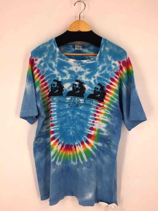USED古着（ユーズドフルギ） FRUITボディ JERRY GARCIA BAND 1991 TIE DYE  CONCERT T-SHIRT メンズ トップス Tシャツ・カットソー