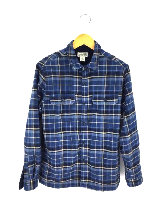 L.L.Bean(エルエルビーン) 裏地フリース チェックネルシャツ メンズ  MREG