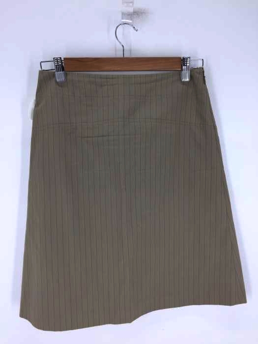 Paul Smith BLACK(ポールスミスブラック) サイドジップ マルチストライプ柄 フレアスカート レディース JPN：40 JPN：40