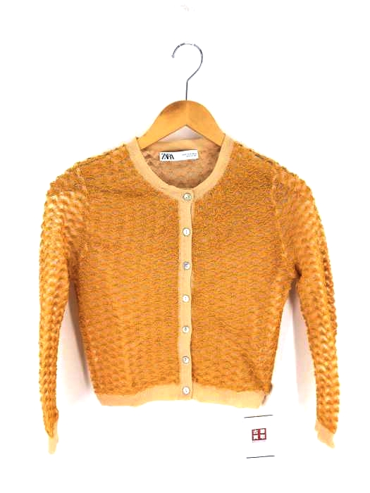 ZARA(ザラ) TEXTURED CARDIGAN レディース トップス カーディガン・ボレロ