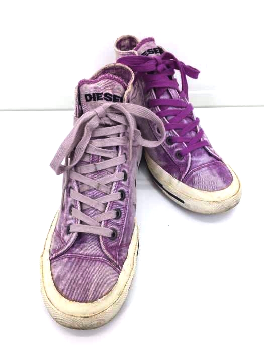 DIESEL(ディーゼル) USED加工 ハイカットスニーカー メンズ シューズ スニーカー