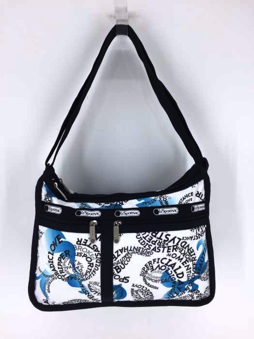 LeSportsac（レスポートサック） 英字スパイラルプリント DELUXE EVERYDAY BAG レディース バッグ ショルダー