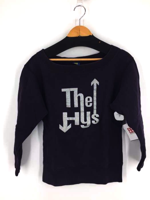 HYSTERIC GLAMOUR(ヒステリックグラマー) The Hys ラメプリント ラウンドネックスウェット レディース FREE FREE