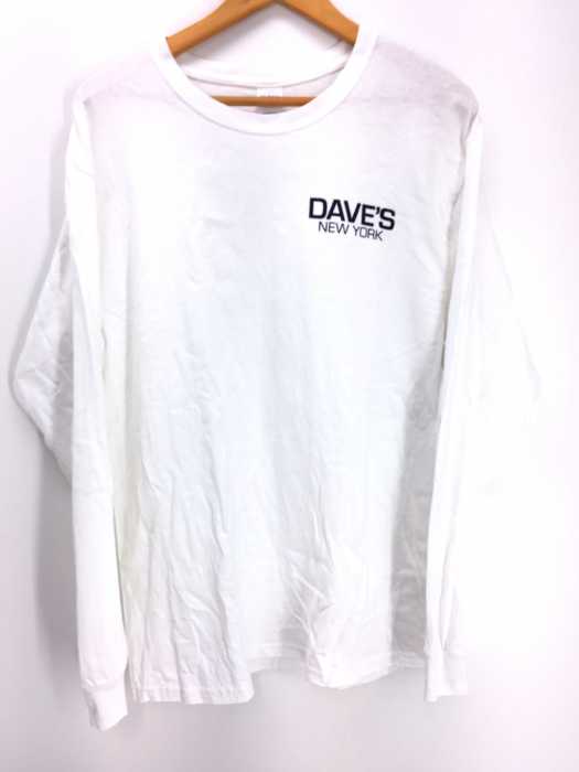 DAVE'S NEW YORK（デイブズニューヨーク） GILDANボディ ワークロゴL/SプリントTシャツ メンズ トップス Tシャツ・カットソー