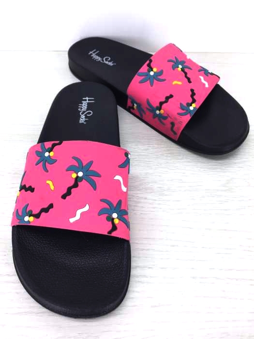 Happy Socks(ハッピーソックス) Pool Slider Confetti Palm メンズ  44/45