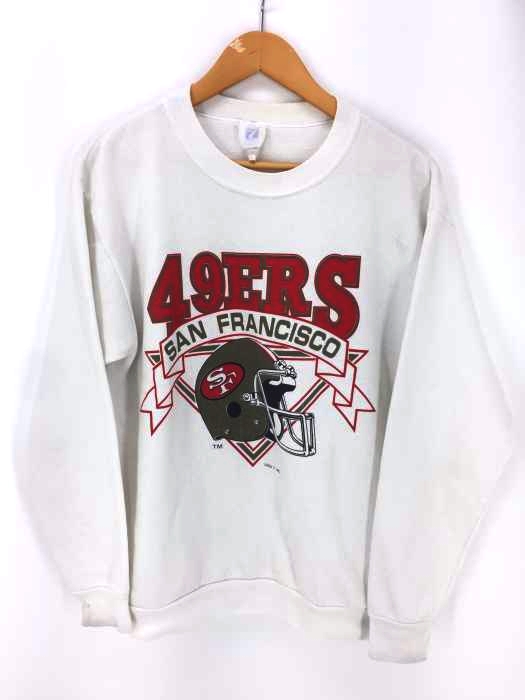 USED古着（ユーズドフルギ） USA製 LOGO7 スウェット 49ERS SANFRANCISCO メンズ トップス スウェット・トレーナー