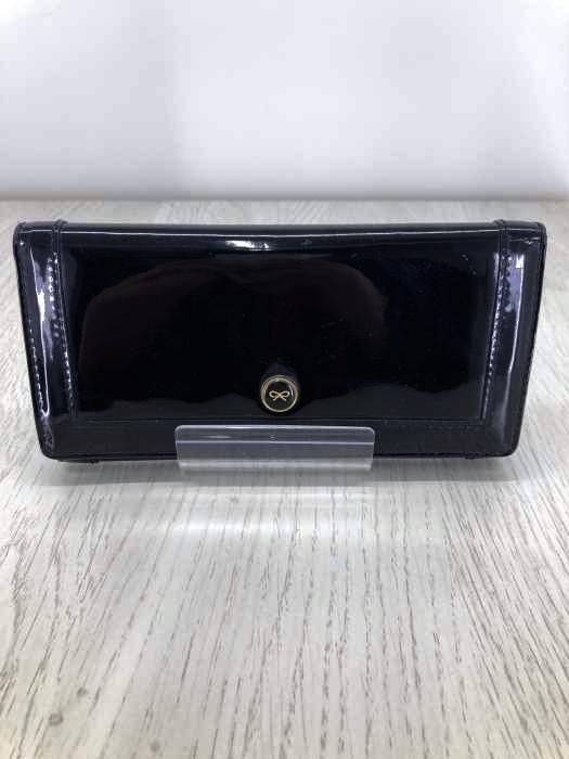 ANYA HINDMARCH（アニヤハインドマーチ） エナメル三つ折り長財布 レディース 財布・ケース 長財布