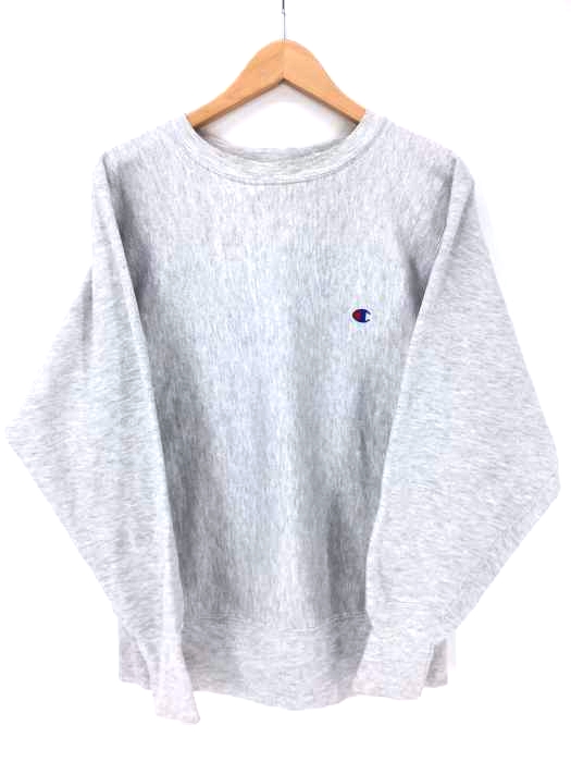 Champion（チャンピオン） 90S 刺繍タグ USA製 REVERSE WEAVE 目刺繍 クルーネックスウェット メンズ トップス スウェット・トレーナー