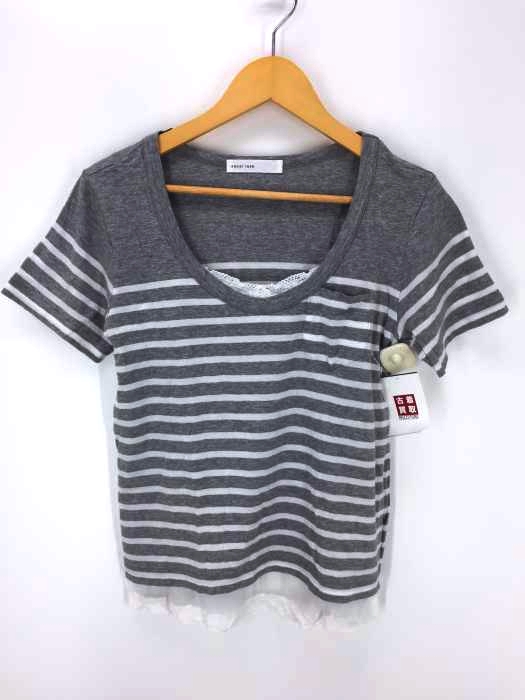 sacai luck(サカイラック) 半袖 ボーダーカットソー レース レディース  1