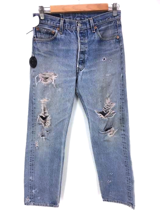 Levis(リーバイス) 501XX USA製 553刻印 01年製 ダメージデニム メンズ W31L32
