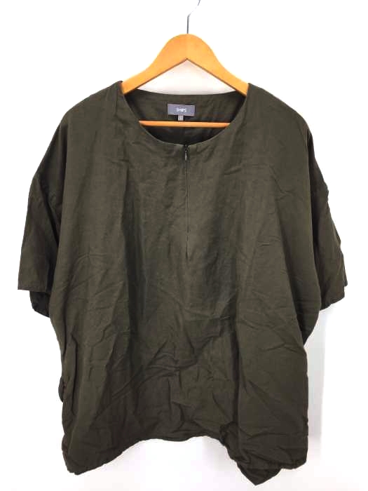 SHIPS(シップス) Linen Half Zip Pullover Shirt リネン ハーフジップ プルオーバー シャツ メンズ トップス カジュアルシャツ