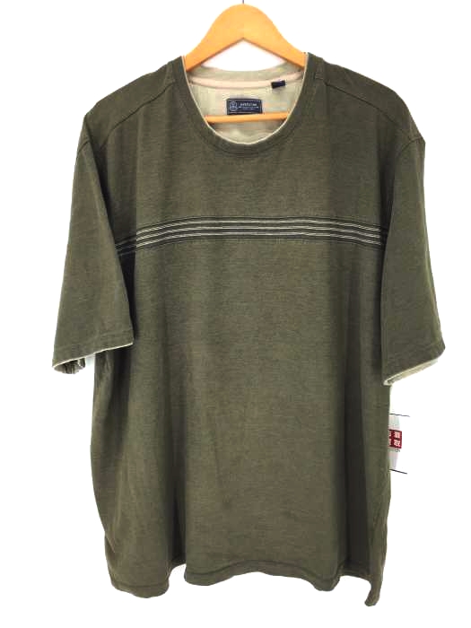 ARROW(アロー) ビッグシルエット 二重リブ コットンポリ クルーネックTシャツ メンズ import：XXL import：XXL