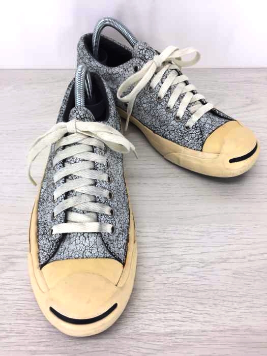 CONVERSE（コンバース） JACK PURCELL CRACKED LEATHER WHITE メンズ シューズ スニーカー