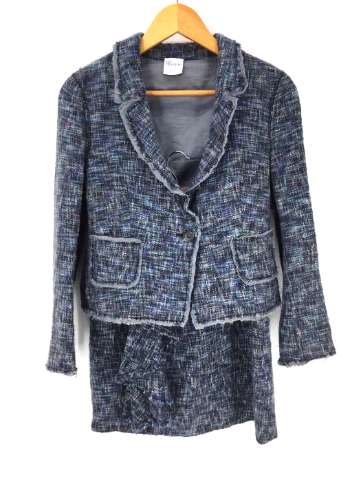 RED VALENTINO(レッドヴァレンティノ) ツイード 1Bジャケット スカート レディース 表記無 表記無