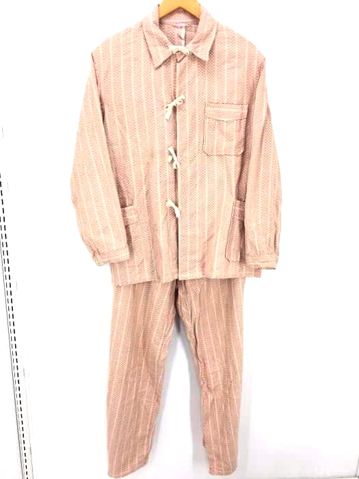 USED古着（ユーズドフルギ） ブルガリア軍 セットアップ スリーピングシャツ イージーパンツ メンズ セットアップ カジュアルセットアップ