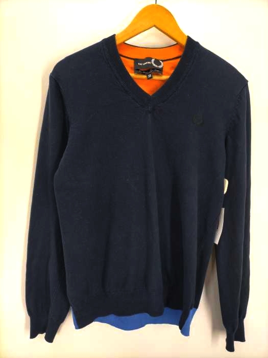 RAF SIMONS(ラフシモンズ) Vネックニット メンズ UK:38
