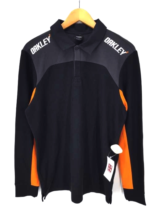 OAKLEY（オークリー） RACING TEAM ロングスリーブ ポロシャツ メンズ トップス ポロシャツ