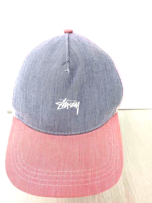 Stussy(ステューシー) USA製 Headgear OLD ヒッコリーキャップ メンズ FREE FREE